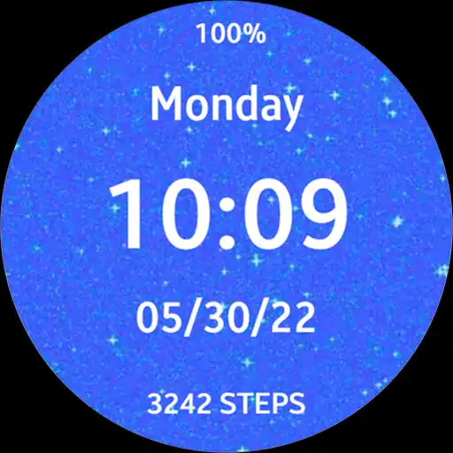 Play Blue Royal Glitter Watchface APK Play Blue Royal Glitter Watchface APK