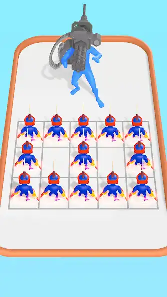 Play Blue Run and Merge as an online game Blue Run and Merge with UptoPlay