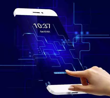 Play blue science and technology theme blue wallpaper Play blue science and technology theme blue wallpaper