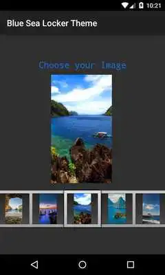 Play Blue Sea 3D Locker Theme