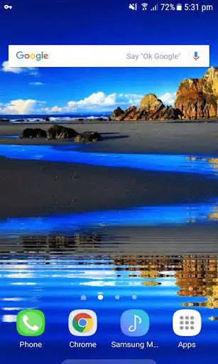 Play Blue Sea Live Wallpaper as an online game Blue Sea Live Wallpaper with UptoPlay