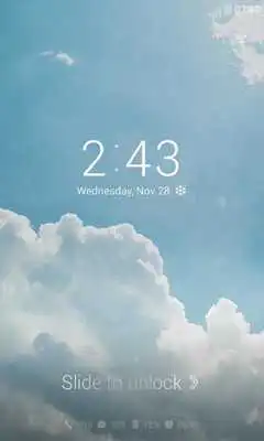Play Blue Sky Dodol Locker Theme