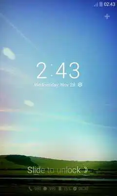 Play Blue Sky Dodol Locker Theme