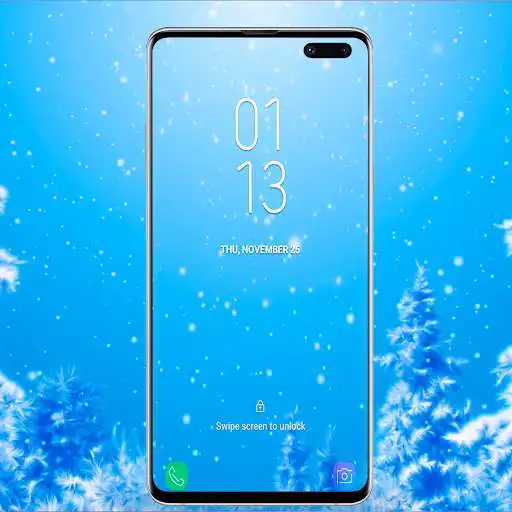 Play Blue Snow Live Wallpaper  and enjoy Blue Snow Live Wallpaper with UptoPlay