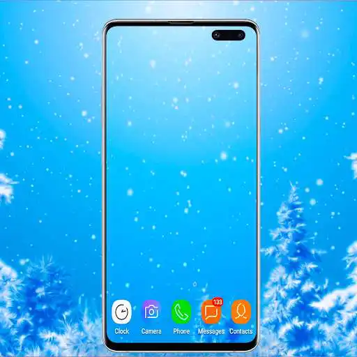 Play Blue Snow Live Wallpaper as an online game Blue Snow Live Wallpaper with UptoPlay