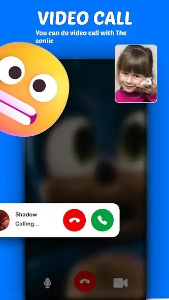 Play Blue soniic video call  and enjoy Blue soniic video call with UptoPlay