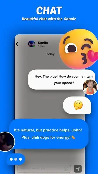 Play Blue soniic video call as an online game Blue soniic video call with UptoPlay