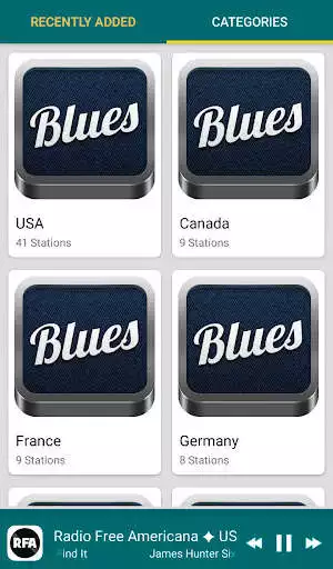 Play Blues Radios  and enjoy Blues Radios with UptoPlay