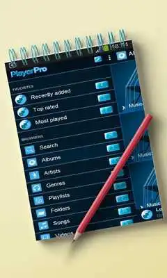 Play Blue strings PlayerPro Art Play Blue strings PlayerPro Art