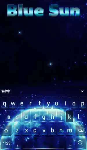 Play Blue Sun Animated Keyboard + Live Wallpaper as an online game Blue Sun Animated Keyboard + Live Wallpaper with UptoPlay