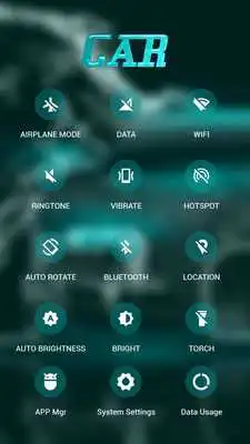 Play Blue Supercar APUS Launcher theme