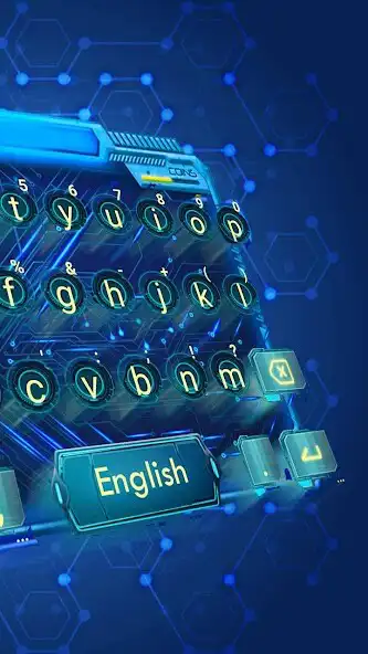 Play Blue Tech 3d Keyboard Theme as an online game Blue Tech 3d Keyboard Theme with UptoPlay