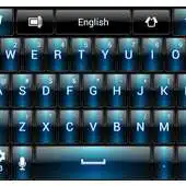 Free play online Blue Theme Skin for GO Keyboar APK