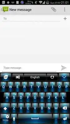 Play Blue Theme Skin for GO Keyboar