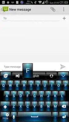 Play Blue Theme Skin for GO Keyboar