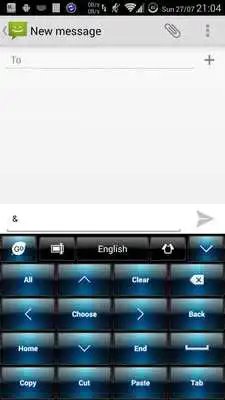 Play Blue Theme Skin for GO Keyboar