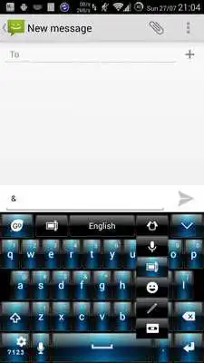 Play Blue Theme Skin for GO Keyboar