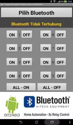 Play Bluetooth control with 8 relay - Home Automation Play Bluetooth control with 8 relay - Home Automation