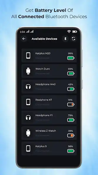 Play Bluetooth Device Battery Level as an online game Bluetooth Device Battery Level with UptoPlay