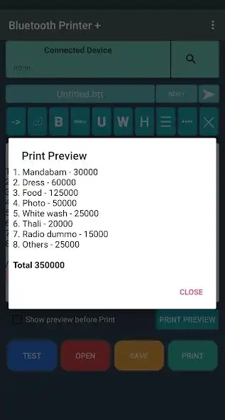 Play Bluetooth Printer Plus as an online game Bluetooth Printer Plus with UptoPlay