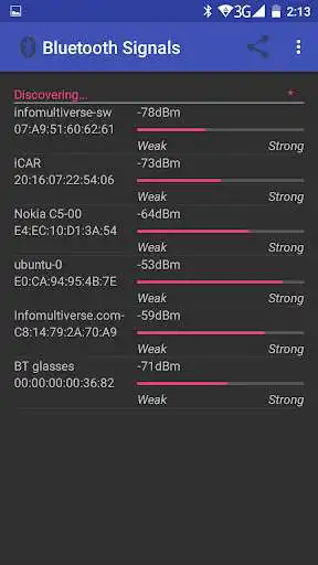 Play Bluetooth Signal Meter