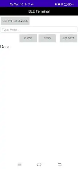 Play BluetoothTerminal BLE4.0 as an online game BluetoothTerminal BLE4.0 with UptoPlay