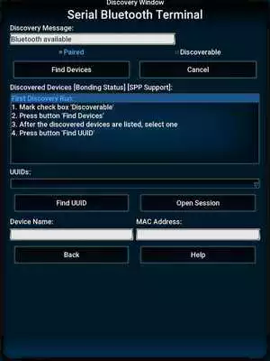 Play Bluetooth Terminal for HC-05 over SPP