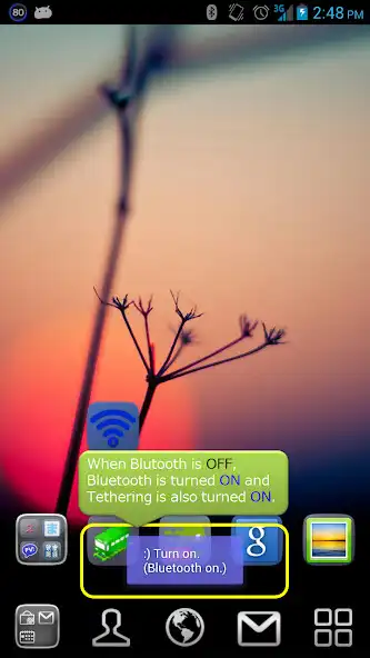 Play Bluetooth Tethering On Off as an online game Bluetooth Tethering On Off with UptoPlay
