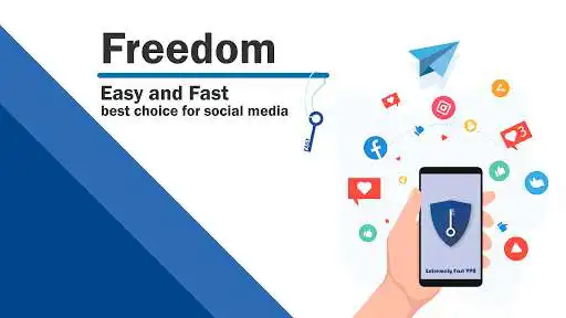 Play Blue VPN - Fast Free Secure unlimited VPN  and enjoy Blue VPN - Fast Free Secure unlimited VPN with UptoPlay