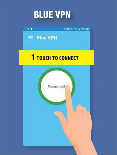 Play Blue VPN - Fast Free Secure unlimited VPN as an online game Blue VPN - Fast Free Secure unlimited VPN with UptoPlay