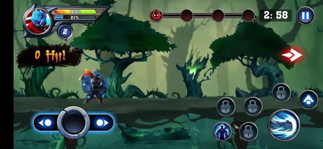 Play Blue Warrior as an online game Blue Warrior with UptoPlay