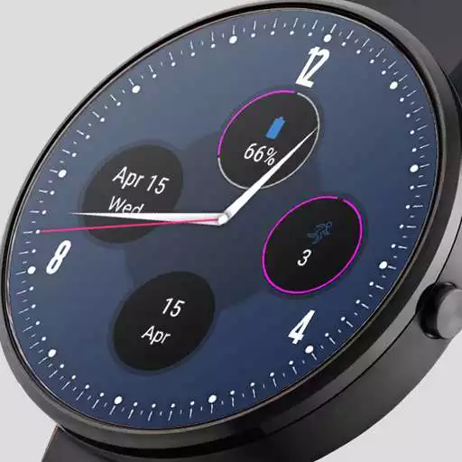 Free play online Blue Watch Face APK