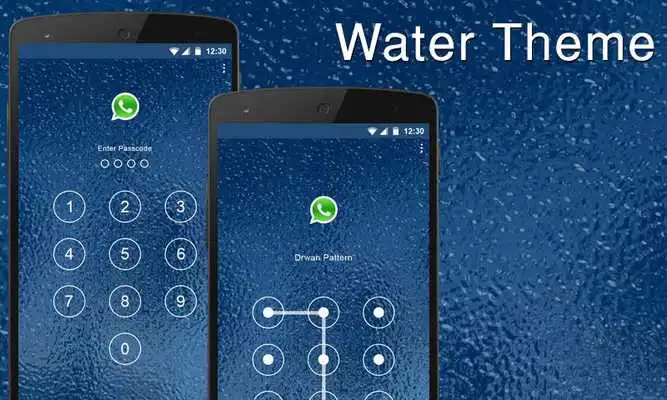 Play Blue Water Applock theme