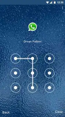 Play Blue Water Applock theme