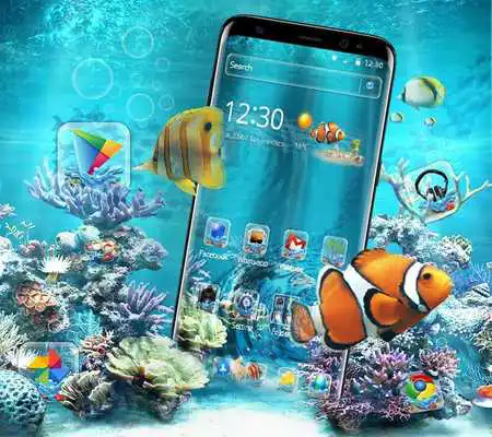 Play Blue Water Fish Aquarium Theme