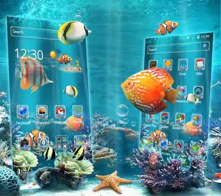 Play Blue Water Fish Aquarium Theme