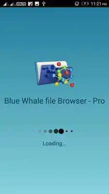 File Manager Blue Blue Whale file Manager Browser - Pro online game with UptoPlay