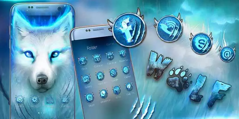 Play Blue White Wild Wolf Theme