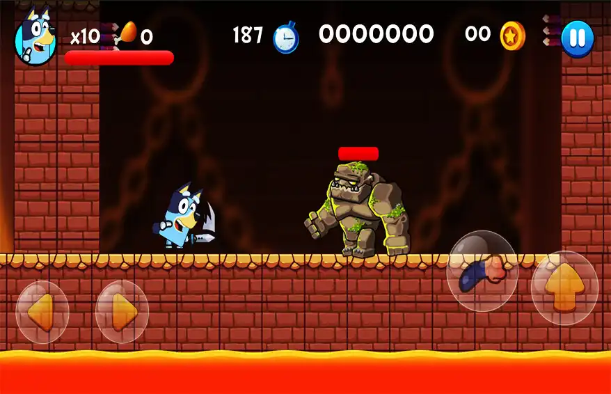 Play Bluey and Bingos Jungle Quest  and enjoy Bluey and Bingos Jungle Quest with UptoPlay