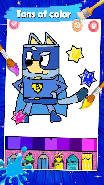 Play Bluey  Bingo - Coloring Book  and enjoy Bluey  Bingo - Coloring Book with UptoPlay