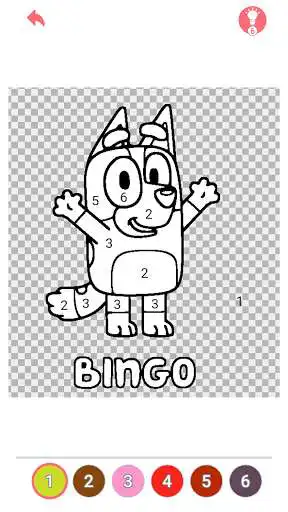 Play Bluey coloring book as an online game Bluey coloring book with UptoPlay