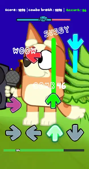 Play Bluey FNF MOD Full Week  and enjoy Bluey FNF MOD Full Week with UptoPlay