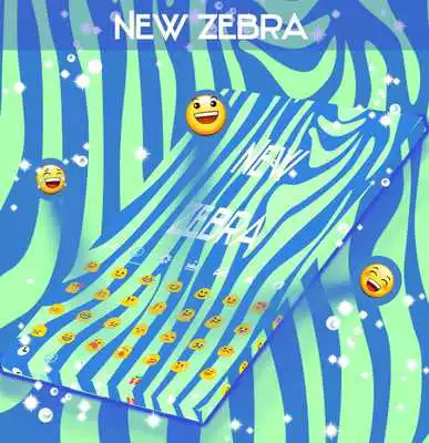 Play Blue Zebra Theme Keyboard