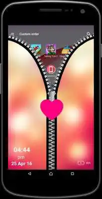 Play Blur Lights Zipper Screen