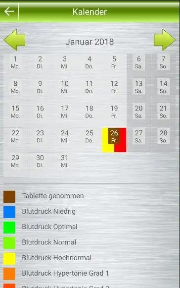 Play Blutdruck-Kalender einfach as an online game Blutdruck-Kalender einfach with UptoPlay