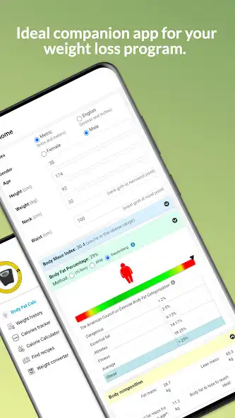 Play BMI  Body Fat Calculator PRO as an online game BMI  Body Fat Calculator PRO with UptoPlay