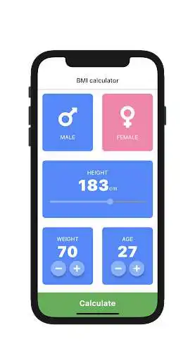 Play BMI Calculator 2021 as an online game BMI Calculator 2021 with UptoPlay