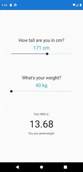 Play BMI Calculator by MattKayDev  and enjoy BMI Calculator by MattKayDev with UptoPlay