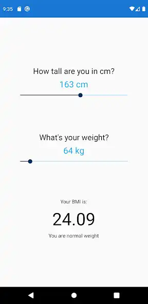 Play BMI Calculator by MattKayDev as an online game BMI Calculator by MattKayDev with UptoPlay