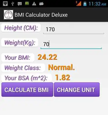 Play BMI Calculator Deluxe